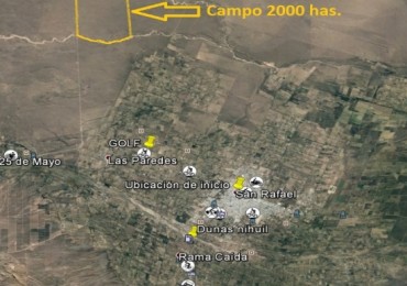 oportunidad! CAMPO DE 2000 HECTÁREAS EN SAN RAFAEL MENDOZA